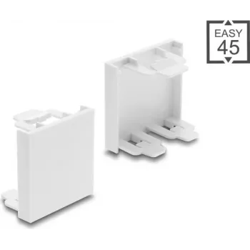Delock Easy 45 tapa ciega para módulo 45 x 45 mm blanca (81676)