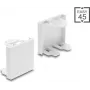 Delock Easy 45 tapa ciega para módulo 45 x 45 mm blanca (81676)