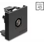 Delock Módulo Easy 45 conector hembra BNC a conector hembra BNC 50 ohmios negro (91962)