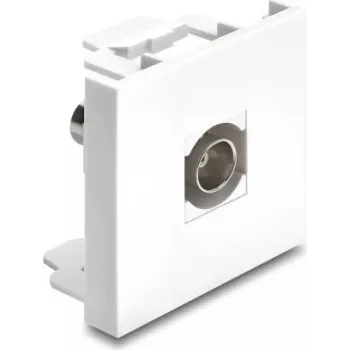 Delock Easy 45 módulo BNC conector hembra a BNC conector hembra blanco (91813)