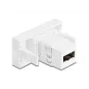 Delock Módulo Easy 45 EASY-USB 2.0 conector hembra Type-A a conector hembra EASY-USB Type-A blanco 90866