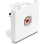 Delock Easy 45 módulo RCA conector hembra a conector hembra rojo / blanco (91815)
