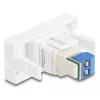 Delock Easy 45 Módulo bloque de bornes a blanco (90912)