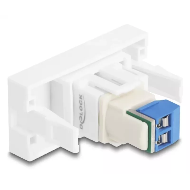 Delock Easy 45 Módulo bloque de bornes a blanco (90912)
