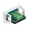 Delock Easy 45 Módulo snap-in D-Sub de 9 polos conector macho a regleta de 10 polos, blanco RAL 9003 81351