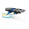 Delock Soporte de montaje de fibra óptica para caja de suelo 12 puertos SC simplex / LC dúplex acopladores negro 88162