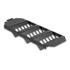Delock Soporte de montaje de fibra óptica para caja de suelo 18 puertos para acopladores SC simplex / LC dúplex negro (88163)