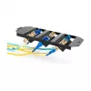 Delock Soporte de montaje de fibra óptica para caja de suelo 18 puertos para acopladores SC simplex / LC dúplex negro (88163)