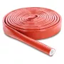 Delock Funda protectora ignífuga, recubierta de silicona, 3 m de longitud, 10 mm de diámetro interior, roja