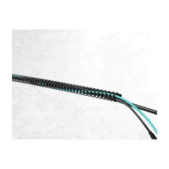 Delock Canaleta flexible, autoadhesiva y atornillable, 25 x 26 mm, longitud 50 cm, negro