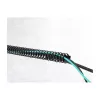 Delock Canaleta flexible autoadhesiva atornillable 34 x 35 mm - Longitud 50 cm Negro