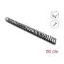 Delock Canaleta flexible autoadhesiva atornillable 34 x 35 mm - Longitud 50 cm Negro