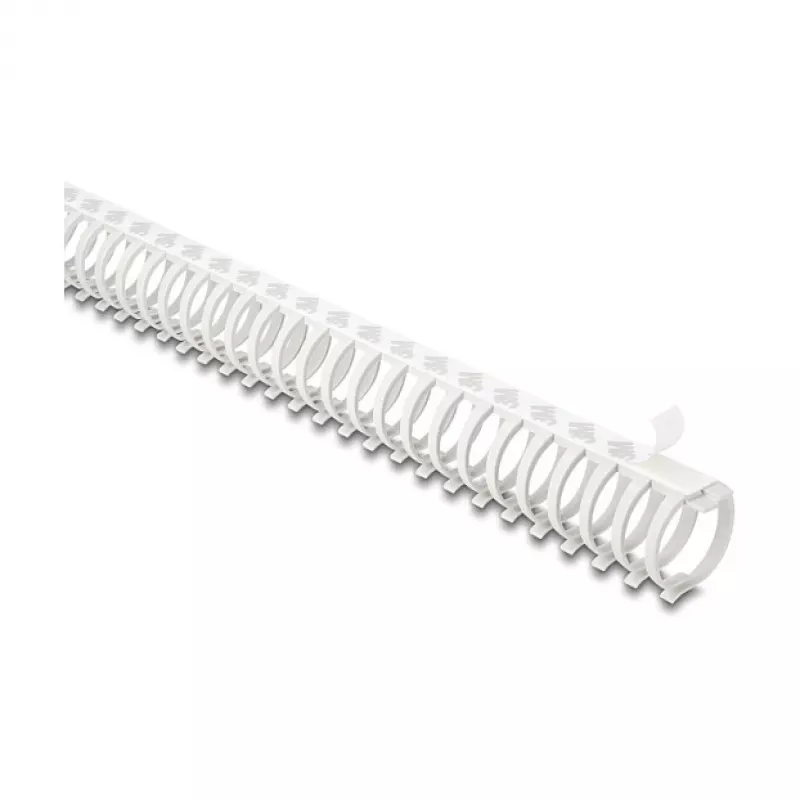 Delock Canaleta flexible para cables autoadhesiva atornillable 34 x 35 mm - longitud 50 cm gris