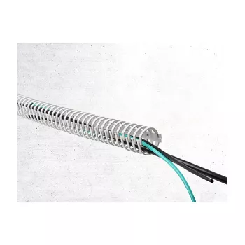 Delock Canaleta flexible autoadhesiva y atornillable 45 x 46 mm - Longitud 50 cm Gris