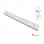 Delock Canaleta flexible autoadhesiva y atornillable 45 x 46 mm - Longitud 50 cm Gris