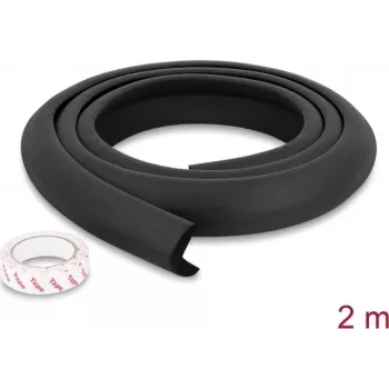 Delock Protector de espuma para bordes 35 x 8 mm - longitud 2 m negro (18488)