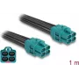 Cable adaptador HDMI Delock Micro HDMI conector macho a 4x HDMI conector hembra 1 m negro 90340