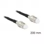 DELOCK HF FME conector hembra a FME conector hembra cable de parcheo 200 mm