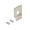 Delock Soporte Keystone para montaje en carcasa y panel cónico