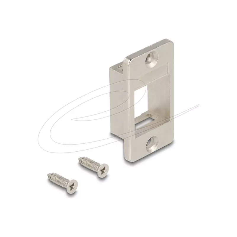 Delock Soporte Keystone para montaje en carcasa y panel cónico