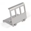 Delock Soporte metálico Keystone 3 puertos para carril DIN (88139)
