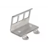 Delock Soporte metálico Keystone 3 puertos para carril DIN (88139)