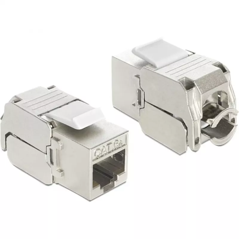 Delock Módulo Keystone RJ45 conector hembra a LSA Cat.6A STP