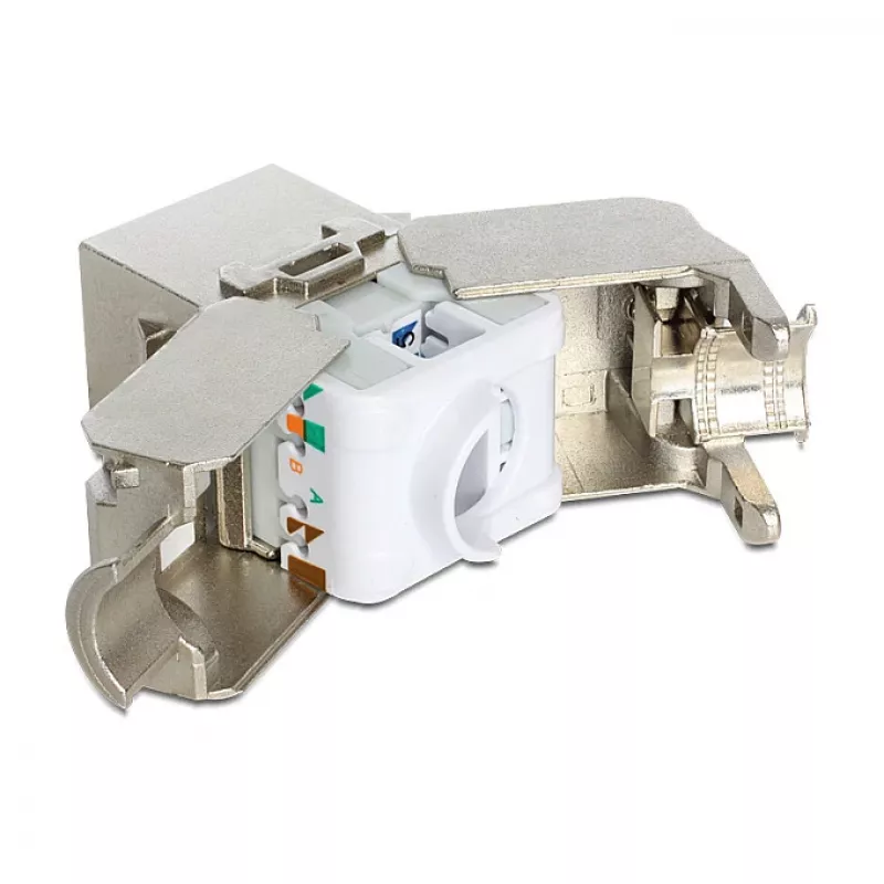Delock Módulo Keystone RJ45 conector hembra a LSA Cat.6A STP