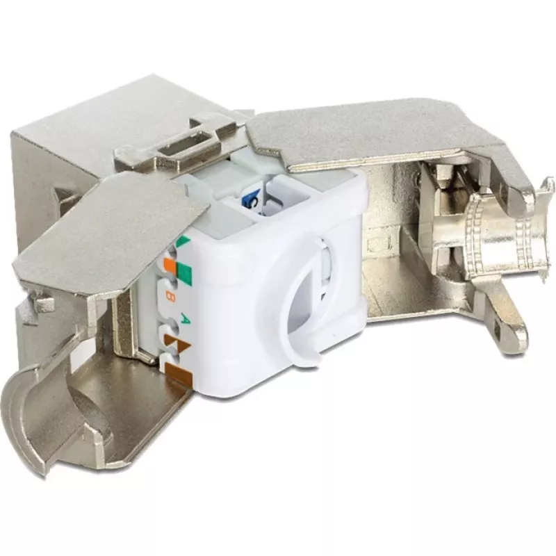 Delock Módulo Keystone RJ45 conector hembra a LSA Cat.6A STP