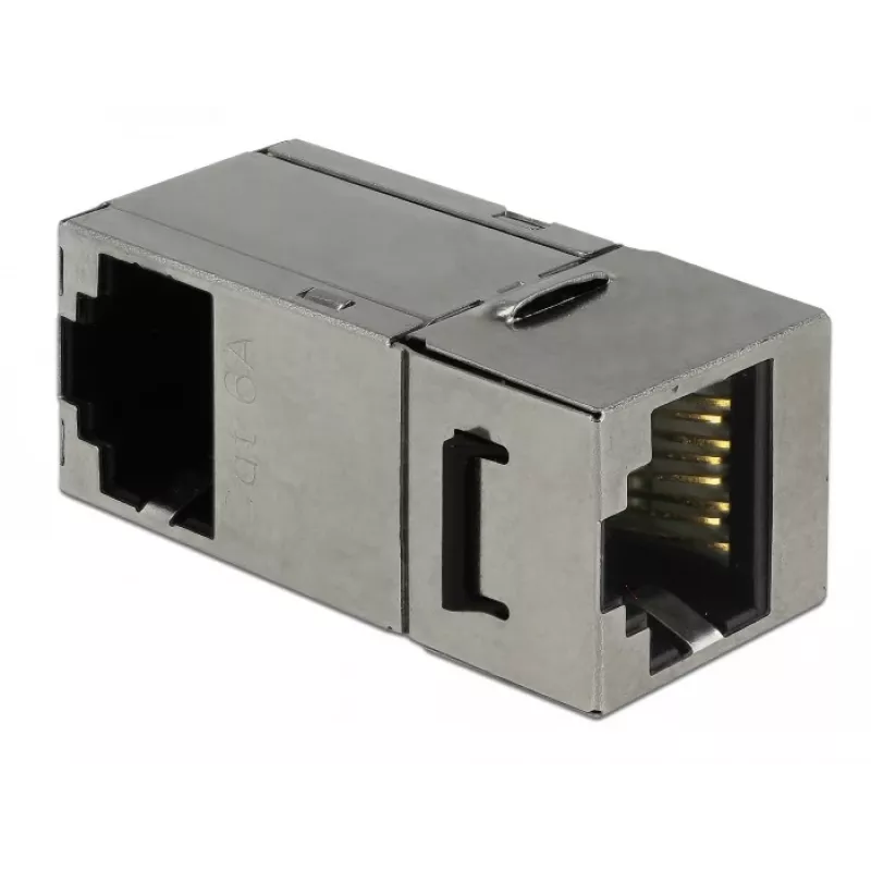 Delock Módulo Keystone RJ45 hembra a RJ45 hembra Cat.6 STP 90° 86371