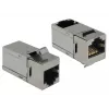 Delock Módulo Keystone RJ45 hembra a RJ45 hembra Cat.6 STP 90° 86371
