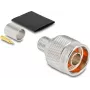 Delock Conector macho N de crimpar para LMR-400 con tubo termorretráctil 91768