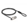 DELOCK Navilock Candado para portátil con combinación para ranura HP Nano - Cable de acero al carbono (20967)