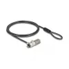 DELOCK Navilock Candado para portátil con combinación para ranura HP Nano - Cable de acero al carbono (20967)