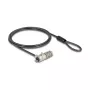 DELOCK Navilock Candado para portátil con combinación para ranura HP Nano - Cable de acero al carbono (20967)