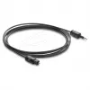 Delock cable de audio óptico – Mini TOSLINK 3.5mm a TOSLINK, 2m, negro
