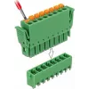 Delock Set de bloques de terminales PCB 8 polos paso 3,81 mm vertical verde (10 uds.) 65974