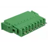 Delock Set de bloques de terminales PCB 8 polos paso 3,81 mm vertical verde (10 uds.) 65974