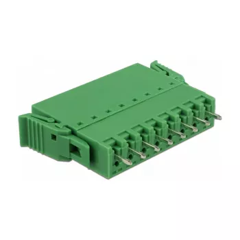 Delock Set de bloques de terminales PCB 8 polos paso 3,81 mm vertical verde (10 uds.) 65974