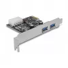 Delock Tarjeta PCI Express x1 a 2 x USB 3.2 Gen 1 Type-A, Low-Profile