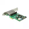 Delock Tarjeta PCI Express x1 a 6 x USB 3.0 externos + 1 x interno