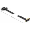 Delock Tarjeta riser PCI Express x1 con conector en ángulo de 90° y cable de 60 cm