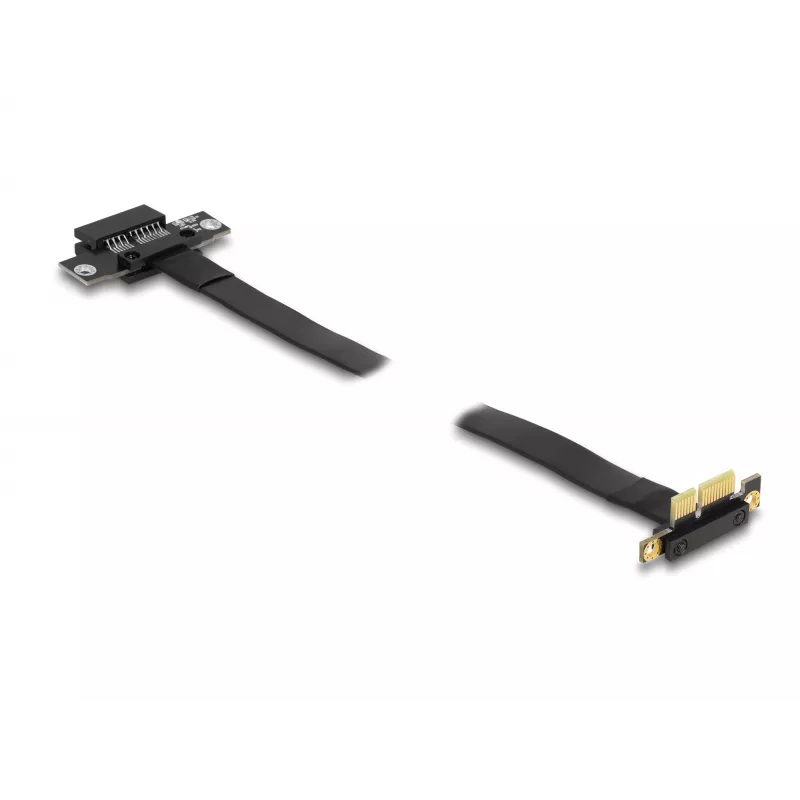 Delock Tarjeta riser PCI Express x1 con conector en ángulo de 90° y cable de 60 cm
