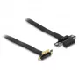 Delock Tarjeta riser PCI Express x1 con conector en ángulo de 90° y cable de 60 cm