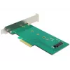 Delock Tarjeta PCI Express x4 a 1 x NVMe M.2 Key M interno 110 mm - Perfil bajo