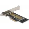 Delock Tarjeta PCI Express x4 a 1 x NVMe M.2 Key M interno de 80 mm - Factor de forma Low Profile 90047