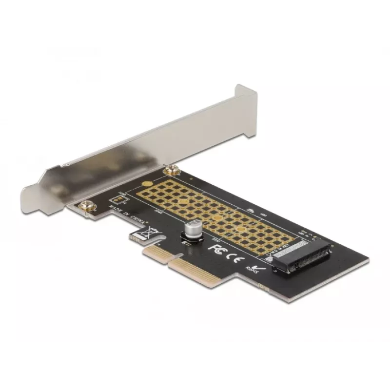 Delock Tarjeta PCI Express x4 a 1 x NVMe M.2 Key M interno de 80 mm - Factor de forma Low Profile 90047