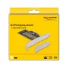 Delock Tarjeta PCI Express x4 a 1 x NVMe M.2 Key M interno de 80 mm - Factor de forma Low Profile 90047