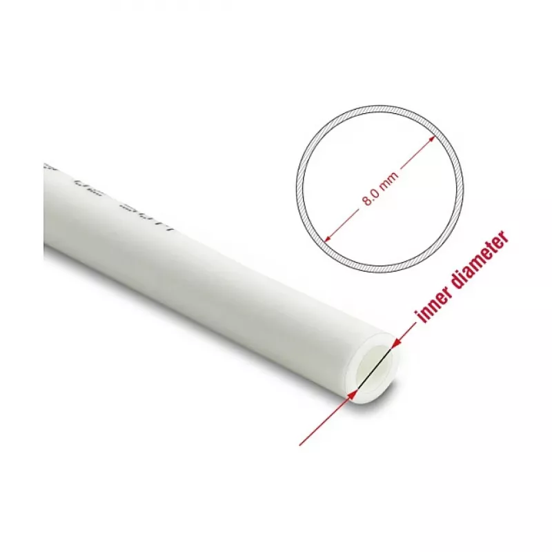 Manguera neumática DELOCK 12 x 8 mm rollo 50 m blanco