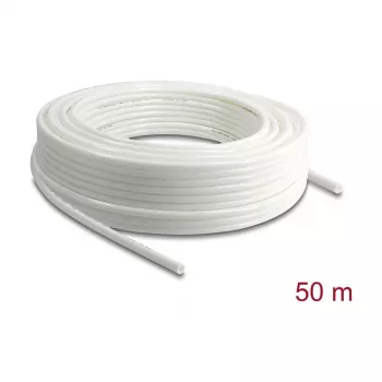 Delock Manguera de aire comprimido 8 x 5 mm rollo de 50 m Blanco (PU)